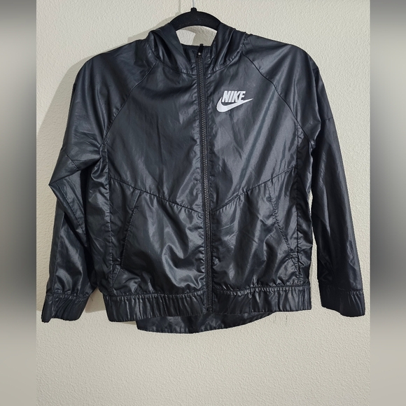 Nike Black Windbreaker Jacket - Picture 1 of 11